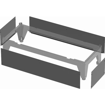 Copertura Wolf 9147102 per console a terra CHA - Verkleidung Copertura Wolf 9147102 per console a terra CHA - Verkleidung
