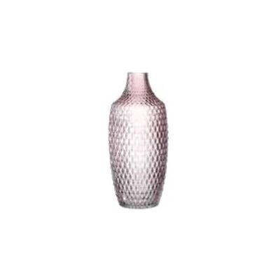 Leonardo Poesia Vase - Pink Flaschenförmiges Glas - 14x14x30.5cm Leonardo Poesia Vase - Pink Flaschenförmiges Glas - 14x14x30.5cm