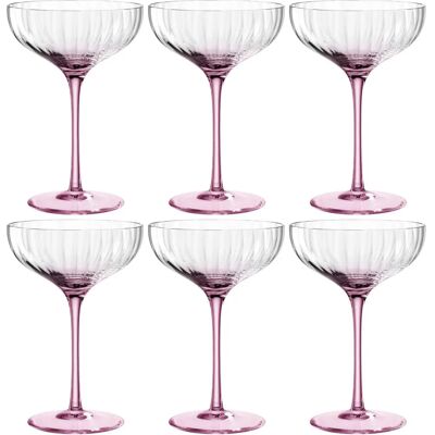 LEONARDO - POESIA - roos - 260 ml - 6-delige - Champagneglas LEONARDO - POESIA - roos - 260 ml - 6-delige - Champagneglas
