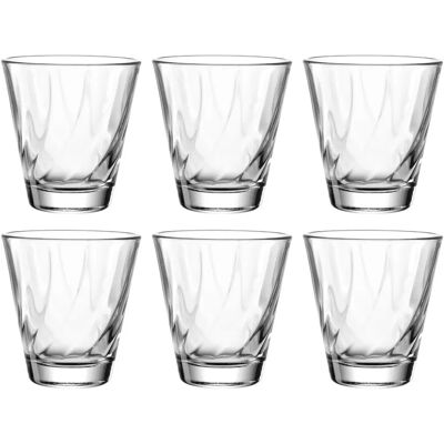 Leonardo Twist 215 ml Vaso de bebida - Pack de 6 Leonardo Twist 215 ml Vaso de bebida - Pack de 6