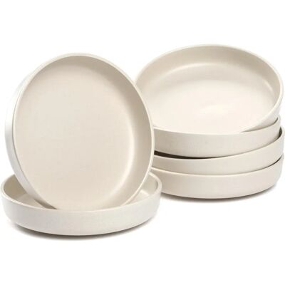 LEONARDO ROMA Suppenteller-Set - 6 Stück - Keramikgeschirr LEONARDO ROMA Suppenteller-Set - 6 Stück - Keramikgeschirr