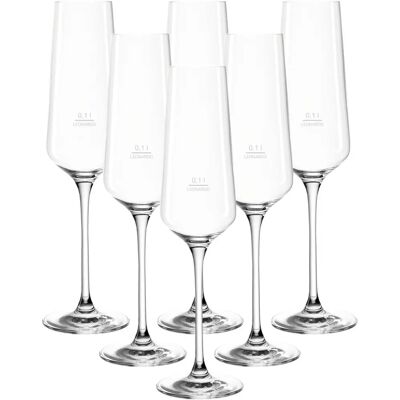 Leonardo Puccini Sektgläser Set - Eichted 0.1L Leonardo Puccini Sektgläser Set - Eichted 0.1L
