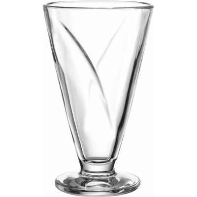LEONARDO CONO Bols à dessert - 4 pcs - Verre transparent LEONARDO CONO Bols à dessert - 4 pcs - Verre transparent