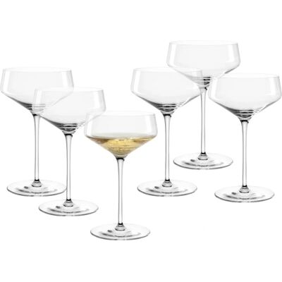 LEONARDO PUCCINI Set med 6 champagneglas - 350 ml LEONARDO PUCCINI Set med 6 champagneglas - 350 ml