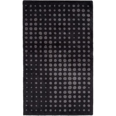 EGERIA DOT Badematte - Rechteckig, 60x100cm, Baumwolle, Schwarz - Badematte EGERIA DOT Badematte - Rechteckig, 60x100cm, Baumwolle, Schwarz - Badematte