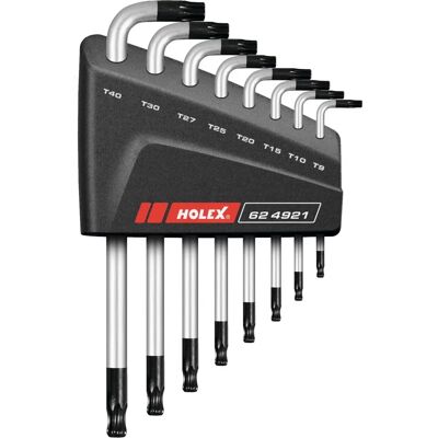 HOLEX - Set mit 8 gebogenen Torx-Schraubendrehern HOLEX - Set mit 8 gebogenen Torx-Schraubendrehern