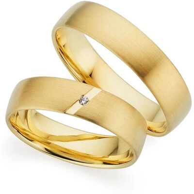 Phönix Gold 333 Ehering mit Diamant 0,01ct - Schmuck für Hochzeit Phönix Gold 333 Ehering mit Diamant 0,01ct - Schmuck für Hochzeit