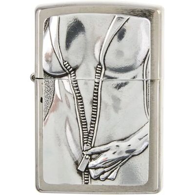Zippo Zipper Girl Chrome Leuchte Zippo Zipper Girl Chrome Leuchte
