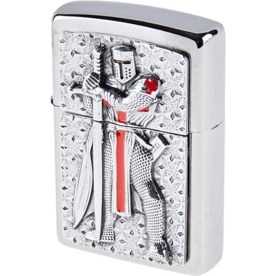 Zippo Templer II Srebrny Odporność na Wiatr Zapalniczka - Kolekcja 2019 Zippo Templer II Srebrny Odporność na Wiatr Zapalniczka - Kolekcja 2019