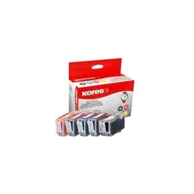 Cartuccia di inchiostro Kores G1513KIT - Nero foto, Ciano, Magenta, Giallo - Per Canon Cartuccia di inchiostro Kores G1513KIT - Nero foto, Ciano, Magenta, Giallo - Per Canon