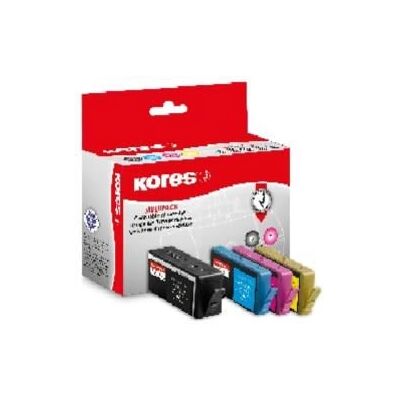 Cartouche d'encre Kores G1756KIT - Noir, Cyan, Magenta, Jaune Cartouche d'encre Kores G1756KIT - Noir, Cyan, Magenta, Jaune