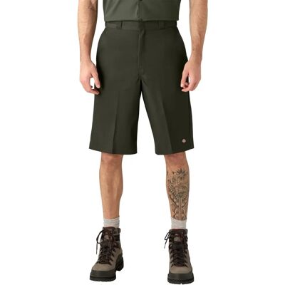 Shorts Dickies Vert Olive à multiples poches - Décontracté & Travail 34 - Publicité Shorts Dickies Vert Olive à multiples poches - Décontracté & Travail 34 - Publicité