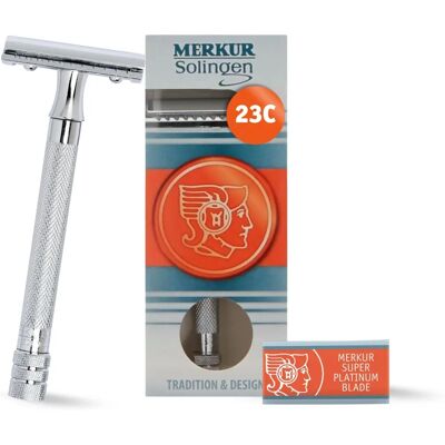 Merkur Silver Safety Razor 23C - Safety Razor Merkur Silver Safety Razor 23C - Safety Razor