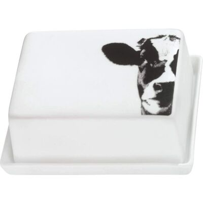 Pojemnik na masło Raeder 250g Muu Muh Moo Biały 8733 Pojemnik na masło Raeder 250g Muu Muh Moo Biały 8733