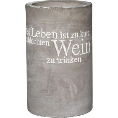 Raeder Beton Flaschenkühler - 21cm - Elegantes Design Raeder Beton Flaschenkühler - 21cm - Elegantes Design