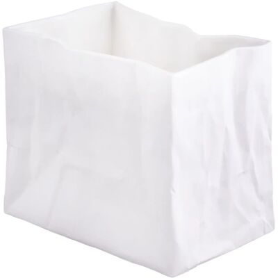 Raeder Weiße Porzellanvase - 16,5x11,5x14,5cm Raeder Weiße Porzellanvase - 16,5x11,5x14,5cm