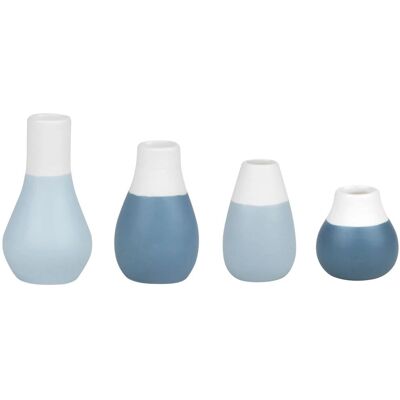 Räder Bochum Mini Vases Pastel 4 pièces bleu - 5,0 x 13,0 x 17,5 cm - Publicité Räder Bochum Mini Vases Pastel 4 pièces bleu - 5,0 x 13,0 x 17,5 cm - Publicité