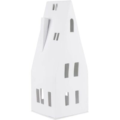 Raeder Ręcznie Robiony Porcelanowy Domek Podstawka pod Świecę - Dekoracyjny Lampion Raeder Ręcznie Robiony Porcelanowy Domek Podstawka pod Świecę - Dekoracyjny Lampion