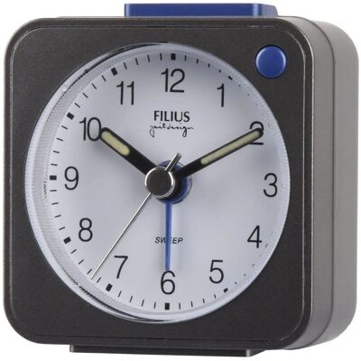 FILIUS ZEITDESIGN - Quarzwecker - dunkeltitanfarben - Reisewecker - Wecker FILIUS ZEITDESIGN - Quarzwecker - dunkeltitanfarben - Reisewecker - Wecker