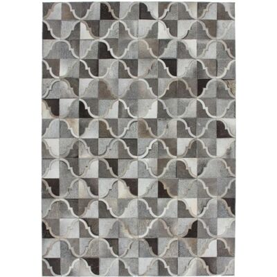 Kayoom M9J6P-160-230 Leder Patchwork-Teppich - Teppich Kayoom M9J6P-160-230 Leder Patchwork-Teppich - Teppich
