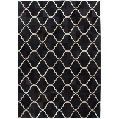 Kayoom J7N5T-80-150 Lederpatchwork-Teppich - Area Rug Kayoom J7N5T-80-150 Lederpatchwork-Teppich - Area Rug