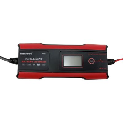 Absaar Pro1 Batterijlader - 6-12V, 1A, Microprocessorbesturing Absaar Pro1 Batterijlader - 6-12V, 1A, Microprocessorbesturing