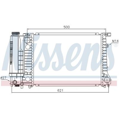 PRASCO BW2101 Aluminium Radiator - Cooling System for BMW PRASCO BW2101 Aluminium Radiator - Cooling System for BMW