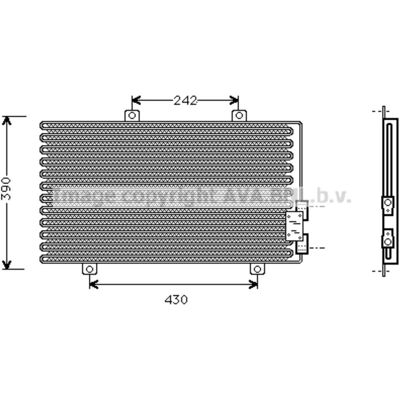 PRASCO AL5063 - Kühler - Aluminium, 15 mm, 557 mm PRASCO AL5063 - Kühler - Aluminium, 15 mm, 557 mm
