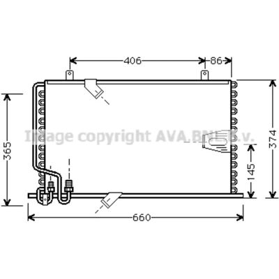 PRASCO BW5184 Condensateur en aluminium - Condenseur pour BMW Série 5 PRASCO BW5184 Condensateur en aluminium - Condenseur pour BMW Série 5
