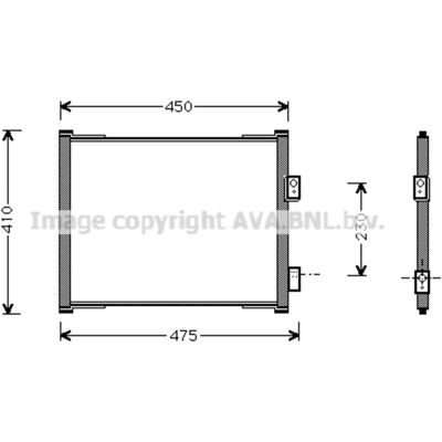 Aluminium Condenser voor Ford Ka - Airconditioning Aluminium Condenser voor Ford Ka - Airconditioning