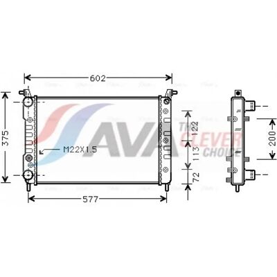 Ava Quality Cooling Ft2224 - Radiateur - Publicité Ava Quality Cooling Ft2224 - Radiateur - Publicité