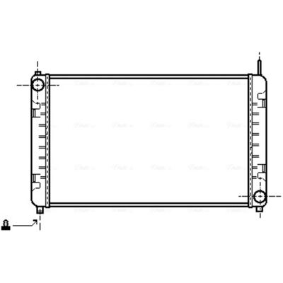 Radiateur AVA COOLING MS2153 - Ailettes en Aluminium, Réservoir d'Eau, Ailettes Soudées Radiateur AVA COOLING MS2153 - Ailettes en Aluminium, Réservoir d'Eau, Ailettes Soudées