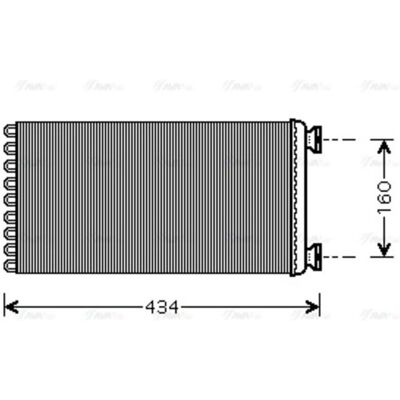 Highway Automotive MNV021 Verdampteur - Climatisation Highway Automotive MNV021 Verdampteur - Climatisation