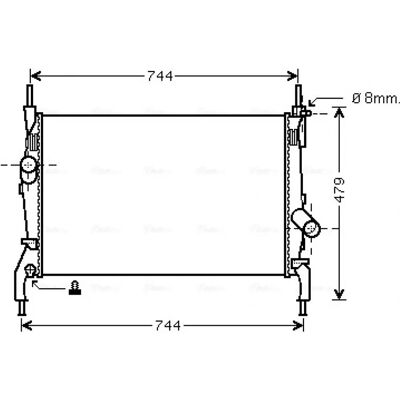 Ava Quality Cooling Fd2404 - Grzejnik Ava Quality Cooling Fd2404 - Grzejnik