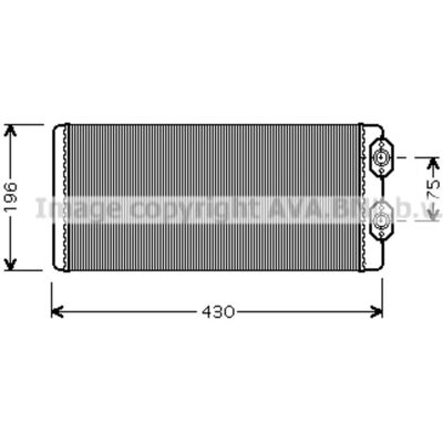 Highway Automotive VLA6034 - Heat Exchanger - Interior Heating Highway Automotive VLA6034 - Heat Exchanger - Interior Heating
