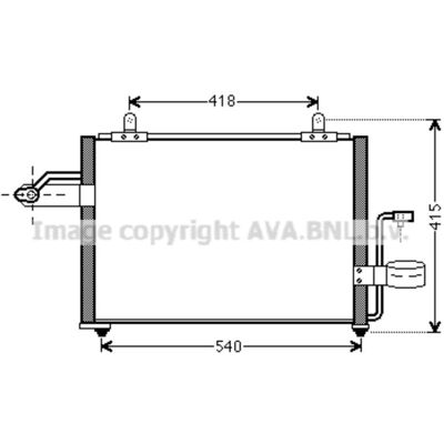PRASCO DW5084 Condensor - Aluminium PRASCO DW5084 Condensor - Aluminium