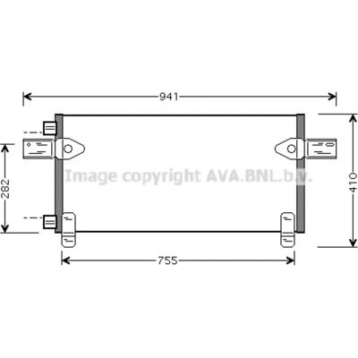 Highway Automotive MNA5020 Aluminium Klimakühler - Klimaanlagenkomponente Highway Automotive MNA5020 Aluminium Klimakühler - Klimaanlagenkomponente