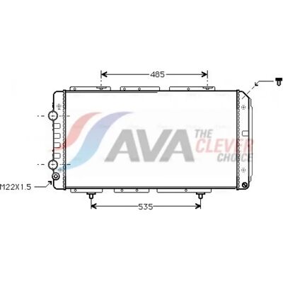 PRASCO PE2150 Aluminum Engine Radiator - 790mm, 415mm, 34mm - Automotive PRASCO PE2150 Aluminum Engine Radiator - 790mm, 415mm, 34mm - Automotive