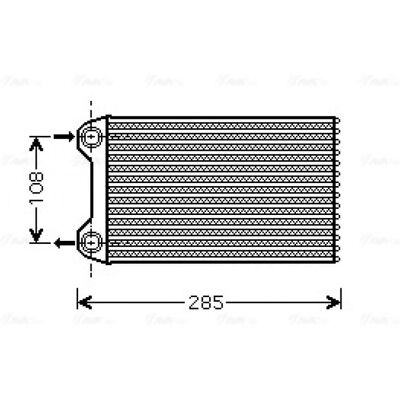 PRASCO AIA6223 Aluminium Radiator - Heating System for Audi A4 B7, B6, Seat Exeo PRASCO AIA6223 Aluminium Radiator - Heating System for Audi A4 B7, B6, Seat Exeo
