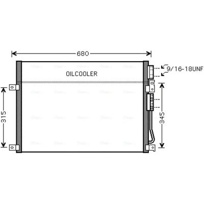 PRASCO JEA5045 Aluminium Air Conditioning Condenser - Air Conditioning Condenser PRASCO JEA5045 Aluminium Air Conditioning Condenser - Air Conditioning Condenser