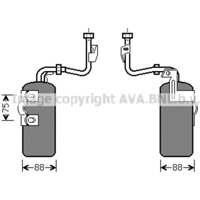 PRASCO VOD165 Dehydrator Bottle for Air Conditioning - Dehydrator Bottle for Air Conditioning PRASCO VOD165 Dehydrator Bottle for Air Conditioning - Dehydrator Bottle for Air Conditioning