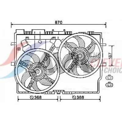 Ava Quality Ventilador de Resfriamento Ft7583 - Cooling Fan Ava Quality Ventilador de Resfriamento Ft7583 - Cooling Fan