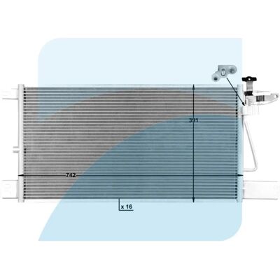 HIGHWAY AUTOMOTIVE SC5034 - Air Conditioner Condenser HIGHWAY AUTOMOTIVE SC5034 - Air Conditioner Condenser