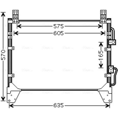 AVA COOLING DW5142 - Air Conditioning Condenser AVA COOLING DW5142 - Air Conditioning Condenser