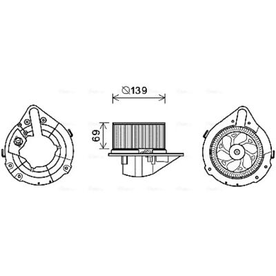 Ventilateur Intérieur Audi - AI8372 - Ventilateur de habitacle - Publicité Ventilateur Intérieur Audi - AI8372 - Ventilateur de habitacle - Publicité