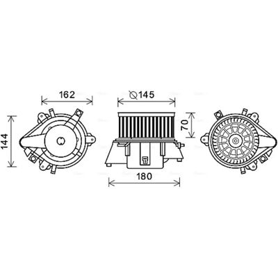 PRASCO FT8438 Motore Elettrico - Ventilatore Interno PRASCO FT8438 Motore Elettrico - Ventilatore Interno