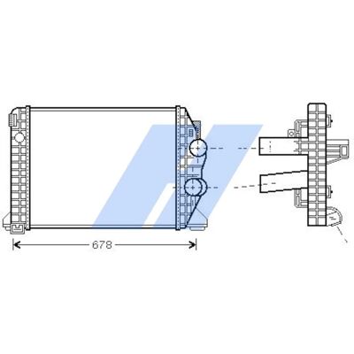 Highway Automotive Intercooler - MEA4198 Highway Automotive Intercooler - MEA4198