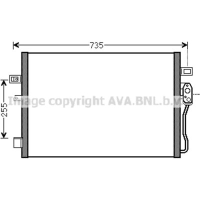 AVA COOLING CR5139 - Aircondition kondensator AVA COOLING CR5139 - Aircondition kondensator