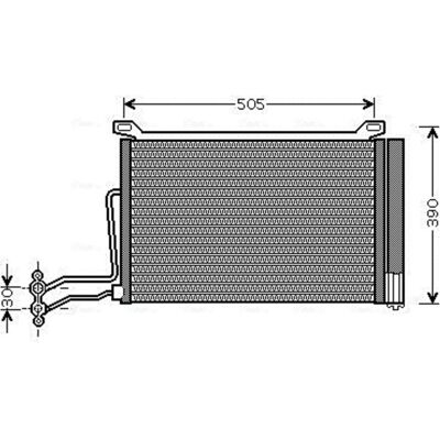 PRASCO BW5264D Aluminium-Kondensator - Für Mini 3/5 Türen - Kühlsystem PRASCO BW5264D Aluminium-Kondensator - Für Mini 3/5 Türen - Kühlsystem