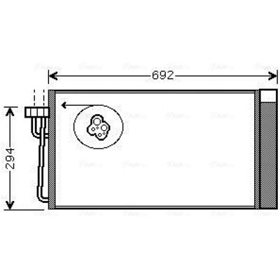 PRASCO BWA5273D Aluminium Condenser for Air Conditioning - Condenser for air conditioning PRASCO BWA5273D Aluminium Condenser for Air Conditioning - Condenser for air conditioning